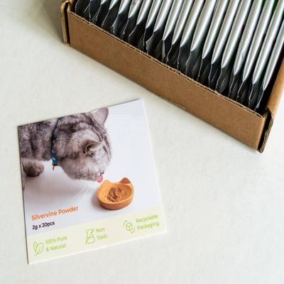 Show full view: Way Basics Organic Silvervine Catnip, 2-gm, box of 20 slide 5 of 5