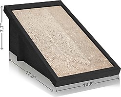 Way Basics zBoard Paperboard Incline Scratcher Cat Toy, Black slide 2 of 8