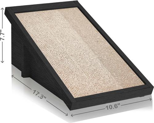Show full view: Way Basics zBoard Paperboard Incline Scratcher Cat Toy, Black slide 2 of 9