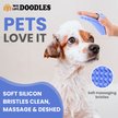 Show in main carousel: We Love Doodles Bath Dog Grooming Brush, 2 count, Blue slide 6 of 9