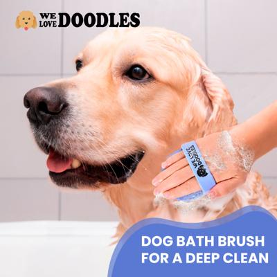 Show full view: We Love Doodles Bath Dog Grooming Brush, 2 count, Blue slide 5 of 9