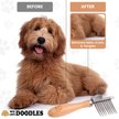 Show in main carousel: We Love Doodles Dematting Rake Dog Comb, Brown slide 3 of 7