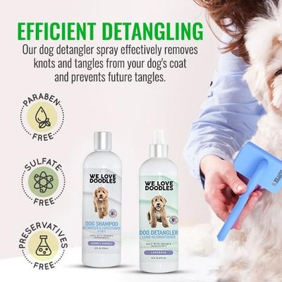 Show full view: We Love Doodles Dog Detangler Spray Lavender Scent, 16-fl oz bottle slide 6 of 10