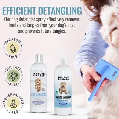 Show full view: We Love Doodles Dog Detangler Spray Ocean Breeze Scent, 16-fl oz bottle slide 8 of 10