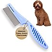 Show in main carousel: We Love Doodles Face & Flea Dog Grooming Comb, Blue, Large slide 1 of 6