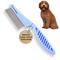 Show in main carousel: We Love Doodles Face & Flea Dog Grooming Comb, Blue, Large slide 1 of 6