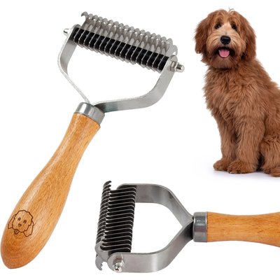 We Love Doodles We Love Doodles Professional Grooming Dog Dual Sided Dematting Comb