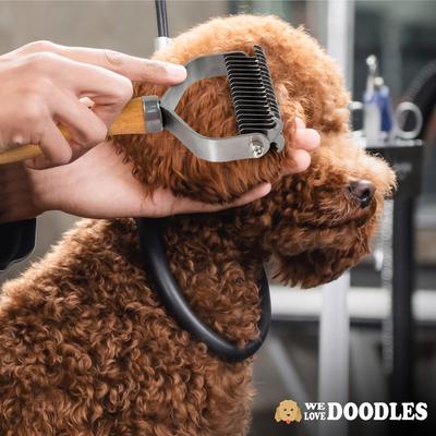 Show full view: We Love Doodles Pet Dematting Comb, Brown slide 8 of 12