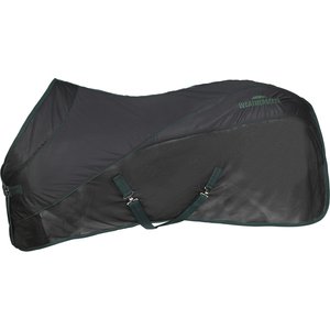 WeatherBeeta Air-Tec Cooler Standard Neck Horse Cooler, Black/Hunter Green, 75-in