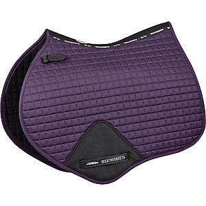 WeatherBeeta Prime Jump Shaped Horse Saddle Pad, Purple Penant