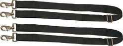 WeatherBeeta Replacement Elastic Leg Strap 2 Snaps Horse Hood, Black, 2 count