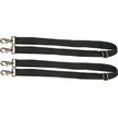 WeatherBeeta Replacement Elastic Leg Strap 2 Snaps Horse Hood, Black, 2 count