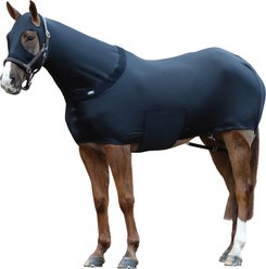 WeatherBeeta Stretch Rug Horse Hood, Black, Full slide 2 of 2