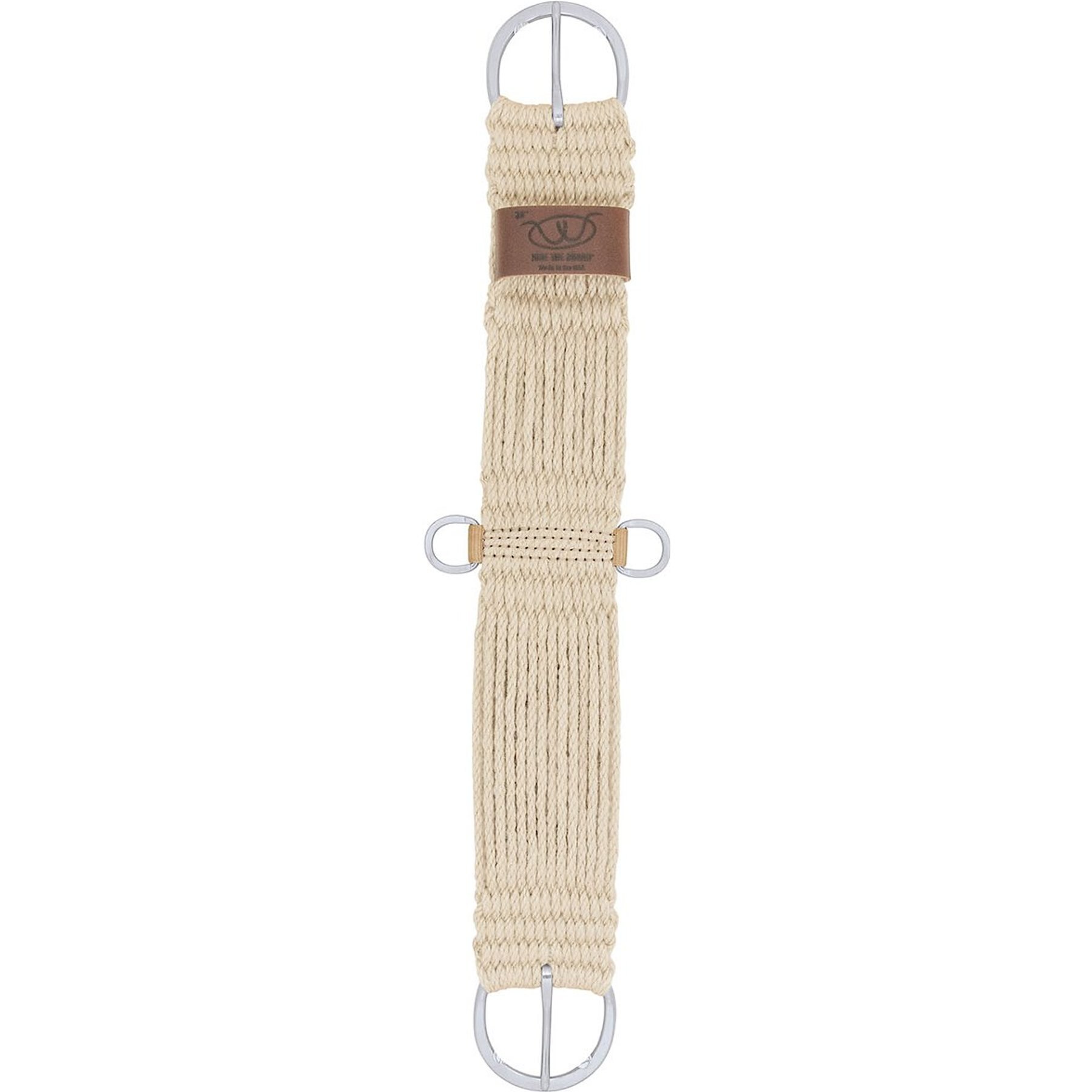 Weaver Equine 100% Mohair 27-Strand Straight Horse Cinch, 26-in