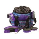 Weaver Equine 7-Piece Horse Grooming Kit, Purple Geo