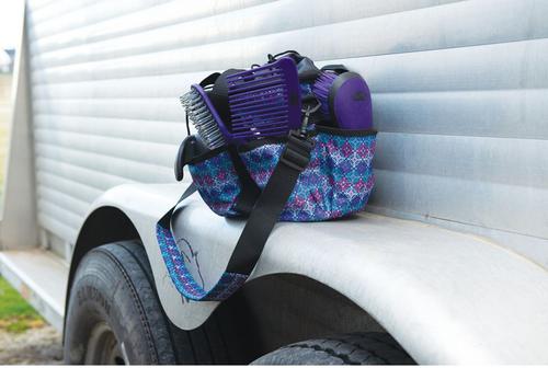 Show full view: Weaver Equine 7-Piece Horse Grooming Kit, Purple Geo slide 3 of 7