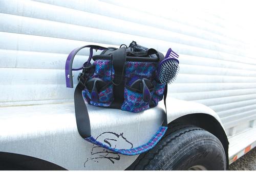 Show full view: Weaver Equine 7-Piece Horse Grooming Kit, Purple Geo slide 4 of 7