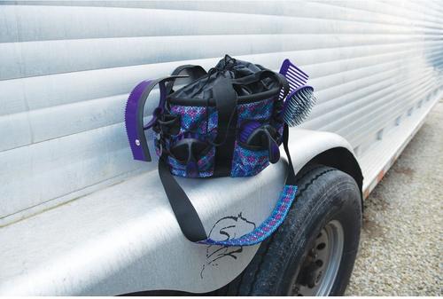 Show full view: Weaver Equine 7-Piece Horse Grooming Kit, Purple Geo slide 7 of 7