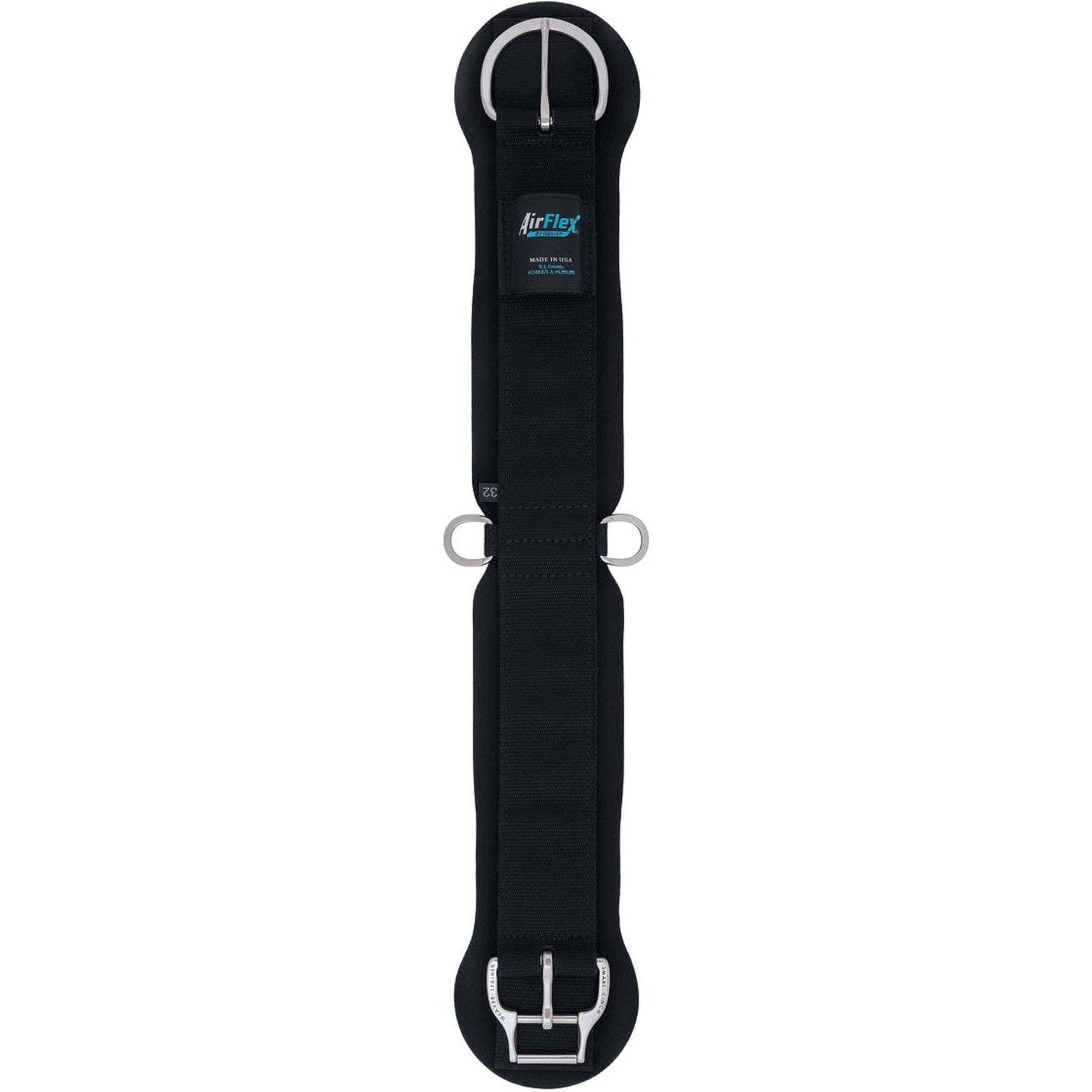 Weaver Equine AirFlex Straight Cinch & Roll Snug Horse Cinch Buckle, 30-in