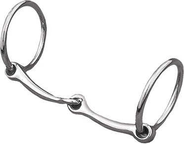 Weaver Equine All Purpose Ring Snaffle Horse Bit, 5-in