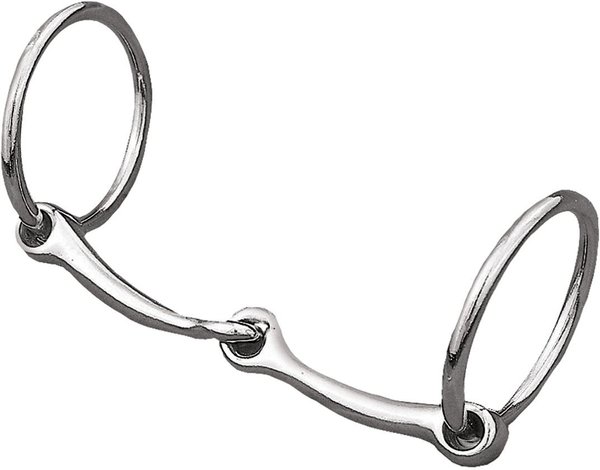 Show full view: Weaver Equine All Purpose Ring Snaffle Horse Bit, 5-in slide 1 of 2