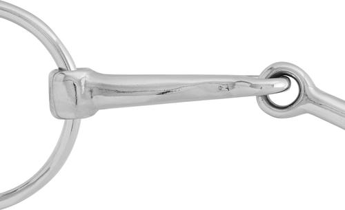 Show full view: Weaver Equine All Purpose Ring Snaffle Horse Bit, 5-in slide 2 of 2