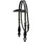Show in main carousel: Weaver Equine Back in Black Horse Headstall slide 1 of 2