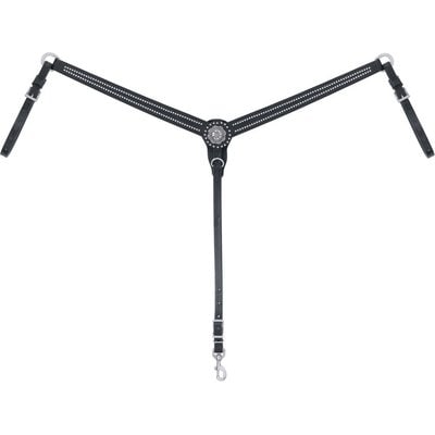 Weaver Equine Weaver Equine Back in Black Tapered Horse Breast Collar