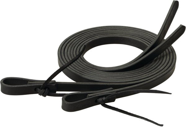 Show full view: Weaver Equine Black Leather Split Horse Reins slide 1 of 2