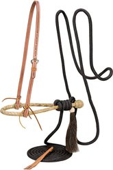 Weaver Equine Bosal Complete Mecate Set, Black