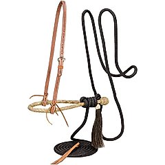 Weaver Equine Bosal Complete Mecate Set, Black