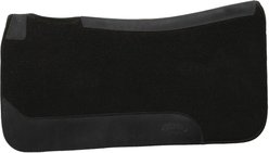 Weaver Equine Contoured Single Weave Felt Horse Saddle Pad, Solid Black