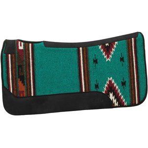 Weaver Equine Contoured Single Weave Felt Horse Saddle Pad, Turquoise Pattern