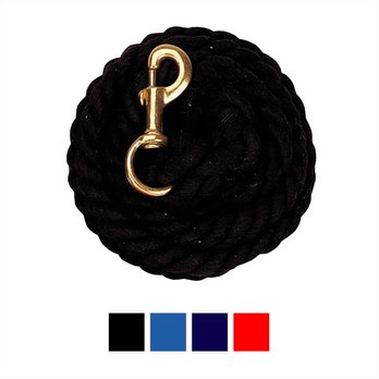 Longe (lead Rope) En Coton Weaver Avec Mousqueton Laiton - Longueur 8 Pieds (env. 2,44 M) - Neuf