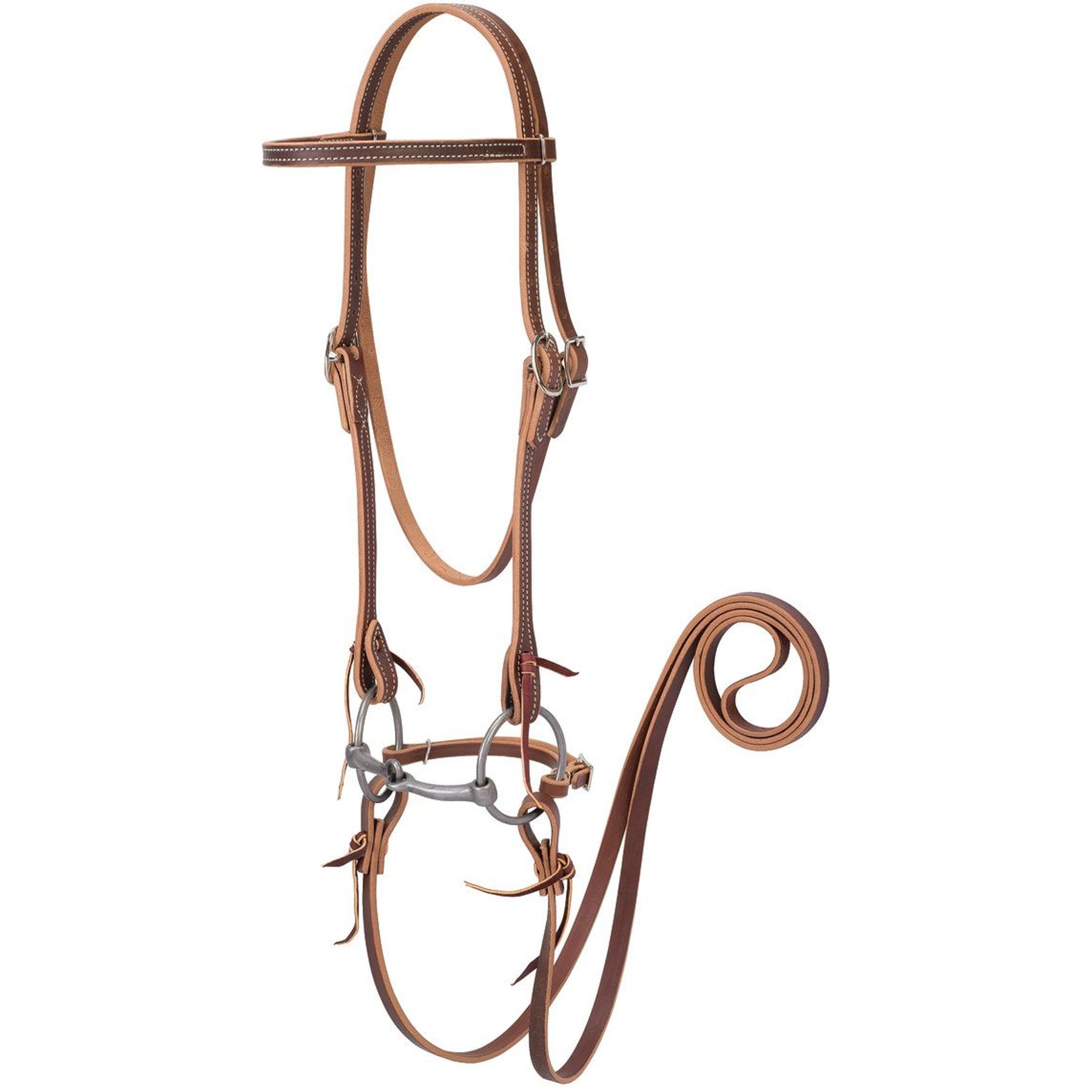 Weaver Equine Double Cheek Buckles Horse Browband Bridle