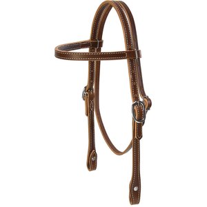 Weaver Equine Doubled & Stitched Leather Pony Browband Headstall