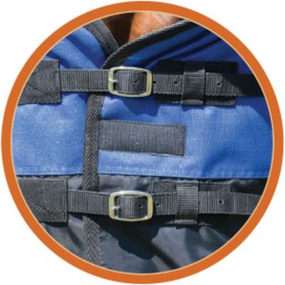 Show full view: Weaver Equine Economy 600D Turnout Horse Blanket, Black, 81-in slide 2 of 4