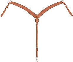 Weaver Equine Horizons Contoured Ring-in-Center Horse Breast Collar, Golden Brown