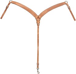Weaver Equine Horizons Contoured Ring-in-Center Horse Breast Collar, Russet