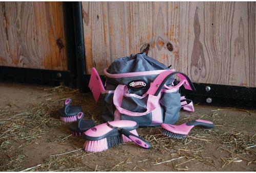 Show full view: Weaver Equine Horse Grooming Kit, Grey/Pink slide 7 of 8