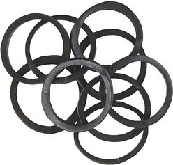 Weaver Equine Horse Mane & Tail Rubber Bands, Black, 500 count slide 2 of 2