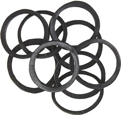 Show full view: Weaver Equine Horse Mane & Tail Rubber Bands, Black, 500 count slide 2 of 3