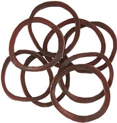 Weaver Equine Horse Mane & Tail Rubber Bands, Brown, 500 count slide 2 of 2
