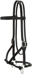 Weaver Equine Justin Dunn Bitless Horse Bridle, Black