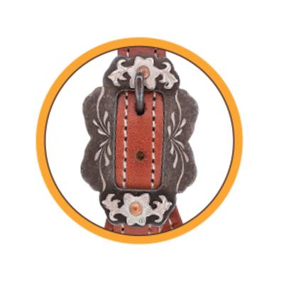 Show full view: Weaver Equine Ladies' Buttered Harness Leather Spur Straps slide 2 of 2