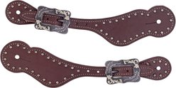 Weaver Equine Ladies' Oiled Harness Leather Spur Straps