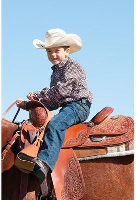 Show full view: Weaver Equine Lil' Dude Stirrups, Russet slide 2 of 2