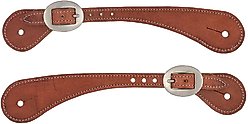Weaver Equine Men's Shaped Harness Leather Spur Straps