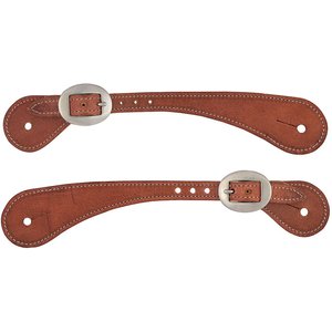 Weaver Equine Men's Shaped Harness Leather Spur Straps
