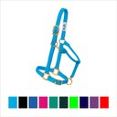 Weaver Equine Original Adjustable Nylon Horse Halter, Hurricane Blue, Average